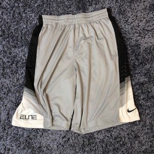 Nike Elite Gray Basketball Shorts